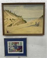 (F) Lorton Sand Dune Painting, Mary Marks “Polka