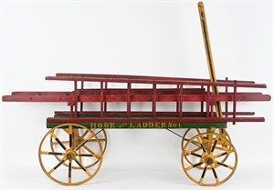 CHILD'S HOOK AND LADDER No 1 WAGON
