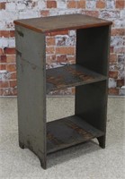 A Painted Ply-Wood Industrial Equipment Stand
