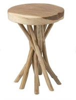 Mader Solid Wood Pedestal End Table