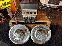 Vintage Champion Spark Plug Tester & Centre Caps