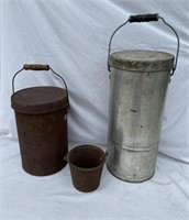 Tall Milk Cream Can, Rusted Milk Cream Can