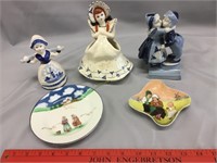 Dutch Themed figurines and dishes