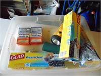 BOX LOT- GLAD PLASTIC BAGS