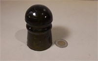 Olive Green Glass Insulator