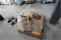 Pallet of pizza paddles, over 100