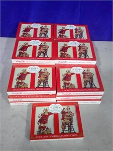23- Coke Santa card packs, 1994