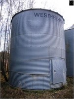 Westeel Rosco 1406 2000bu round steel bin, Bin #9