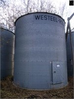 Westeel Rosco 1406 2000bu round steel bin, Bin #8