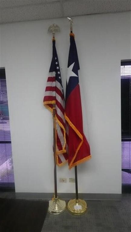 U.S Flag & TX Flag