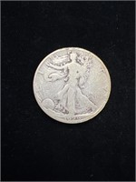 1929 S Walking Liberty Half Dollar