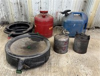 Fuel Cans & Oil Catch Pans
