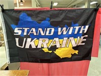Stand With Ukraine Flag 34inch By 60inch