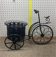 Tricycle flower pot stand