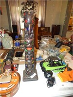 WOOD TOTEM POLE