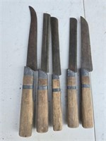 Set of 5 knives