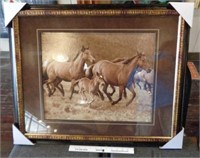 New Framed Horses Photo Print