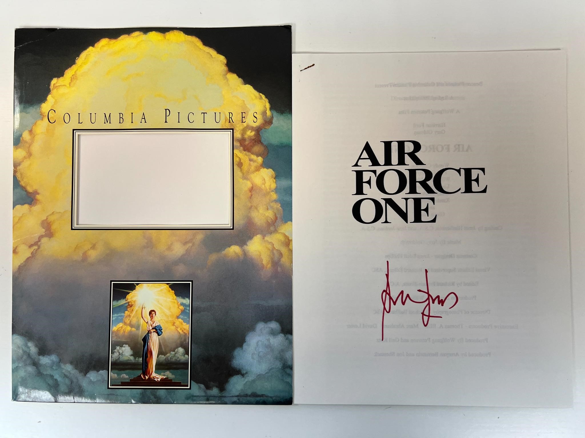 Autograph COA Air Force One Media Press