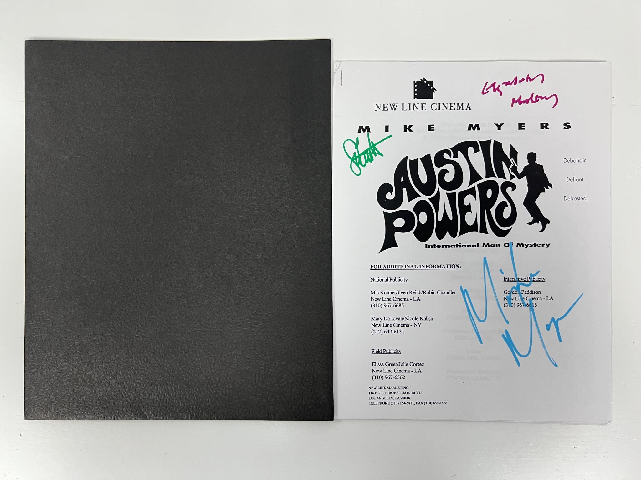 Autograph COA Austin Power Media Press