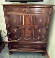 1930s Antique Chest of Drawers 38x49x20 Has Wear