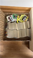 Box Lot of Vintage Baseball and Star Wars Cards