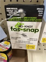 LARGE ASSORTMENT OF NO KNOT FAS-SNAP & EYELETS