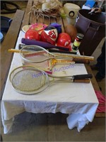 Sporting goods equipment tennis, baseball &