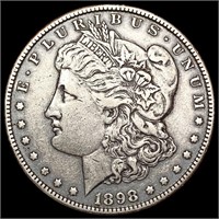 1898-S Morgan Silver Dollar NEARLY UNCIRCULATED