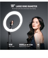 $172 NEEWER Ring Light 18inch Kit