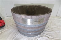 Whiskey Barrel Planter 28" x17.5' high VGC