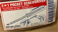 Container of 2-in-1 Pocket Screwdriver
