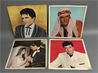 Vintage Elvis and Priscilla Photos and Painting