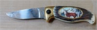 FRANKLIN MINT DEER POCKET KNIFE