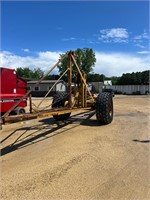 Yellow Winch Cable Boom Towable