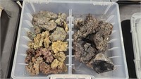 BOX OF ROCKS & MINERALS