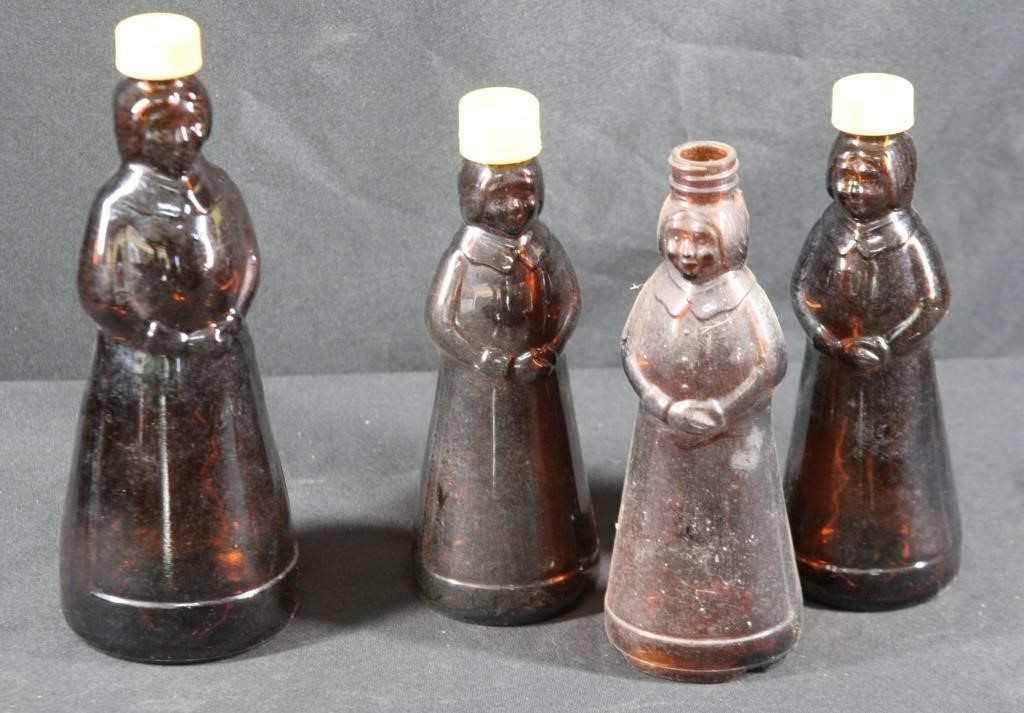 Vintage Brown Syrp Bottles