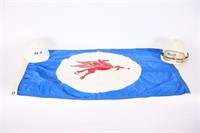 Vintage Mobil Pegasus Flag & Hard Hats