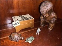 HUMMEL MUSIC BOX, FIGURINES WOODEN FIGURINE