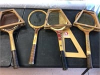 For vintage tennis rackets