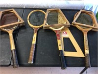 For vintage tennis rackets
