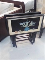 Flower themed tv stands