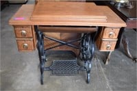 Treadle Sewing Machine In Beautiful Refinished