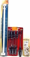 10 pc Screwdriver Set, Patio Door Security Bar &