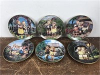 6 Hummel Collector Plates