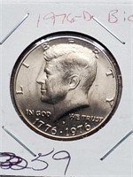 BU 1976-D Bicentennial Kennedy Half Dollar