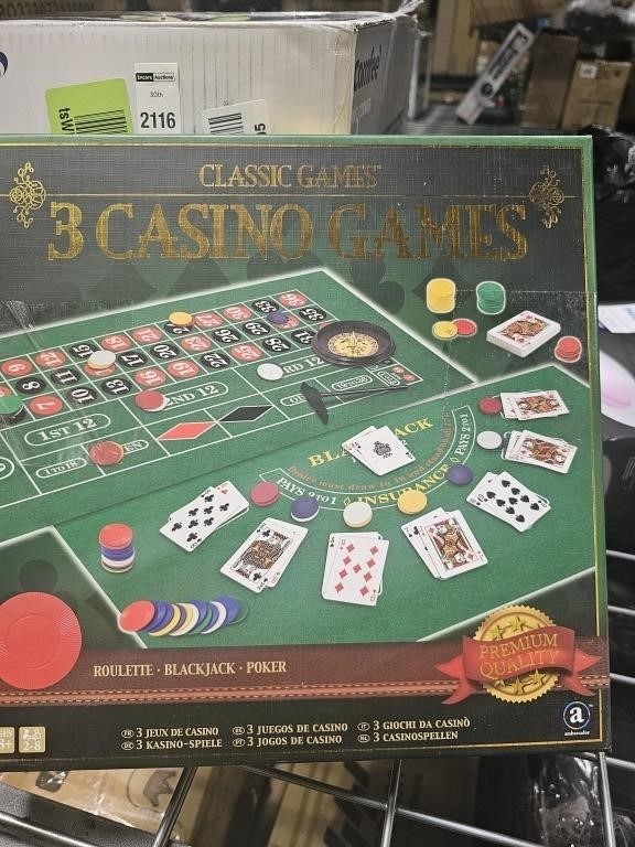 Ambassador - 3 Casino Games Set - Classic Games