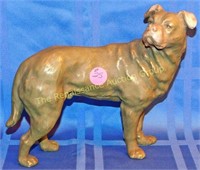 Antique Bisque Dog Figurine