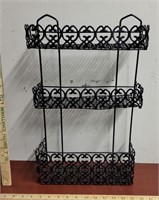 Hanging 3 Tier Black Shelve