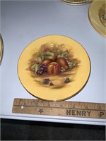 Aynsley Orchard Gold 6" plates lot of 2