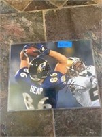 Todd heap autograph picture with coa